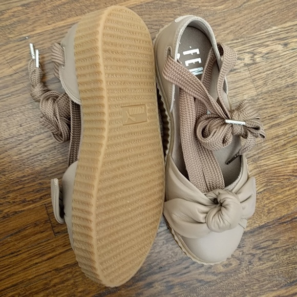 FENTY x PUMA Bow Creeper leather lace up sandals - Picture 5 of 5